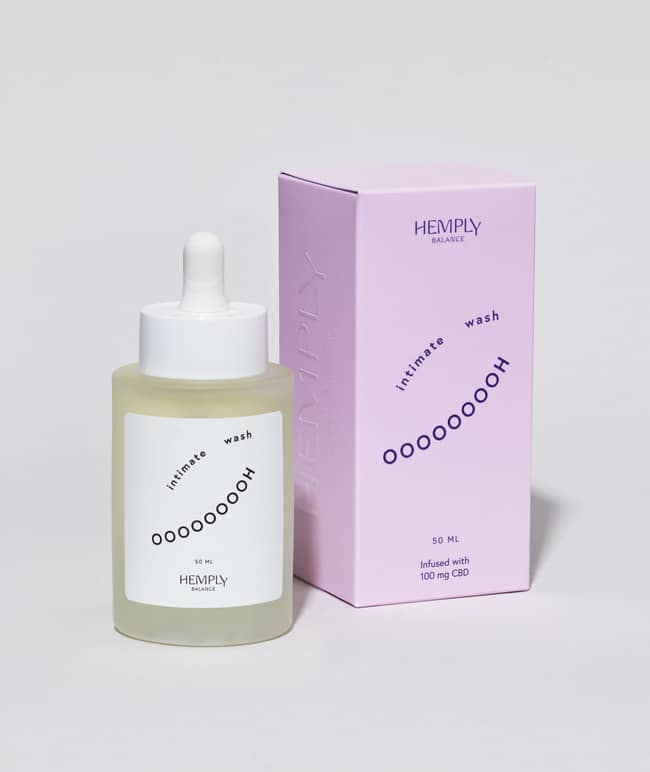 ボディソープ Hemply Balance Intimate Wash 50ML CBD Intimate Wash - Hemply Balance